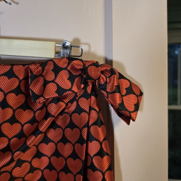 J. Crew Heart Patterned Skirt Size 4 - Picture 5 of 5